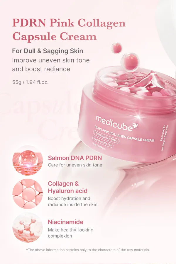 Medicube - PDRN Pink Collagen Capsule Cream 55g