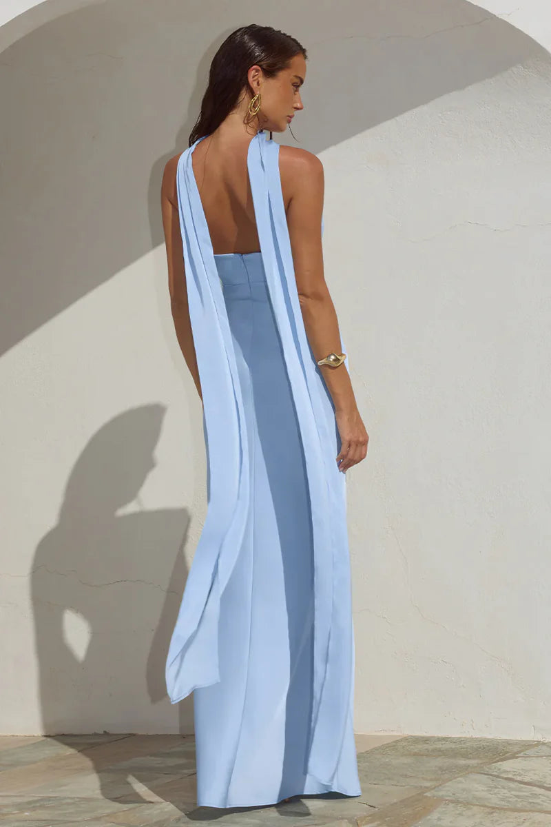 Madeleine Maxi Blue Dress