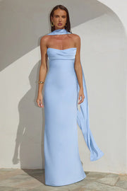 Madeleine Maxi Blue Dress