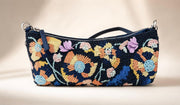 Navy Bloom Shoulder Bag