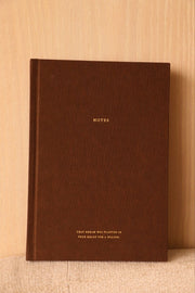 Brown Linen Notebook