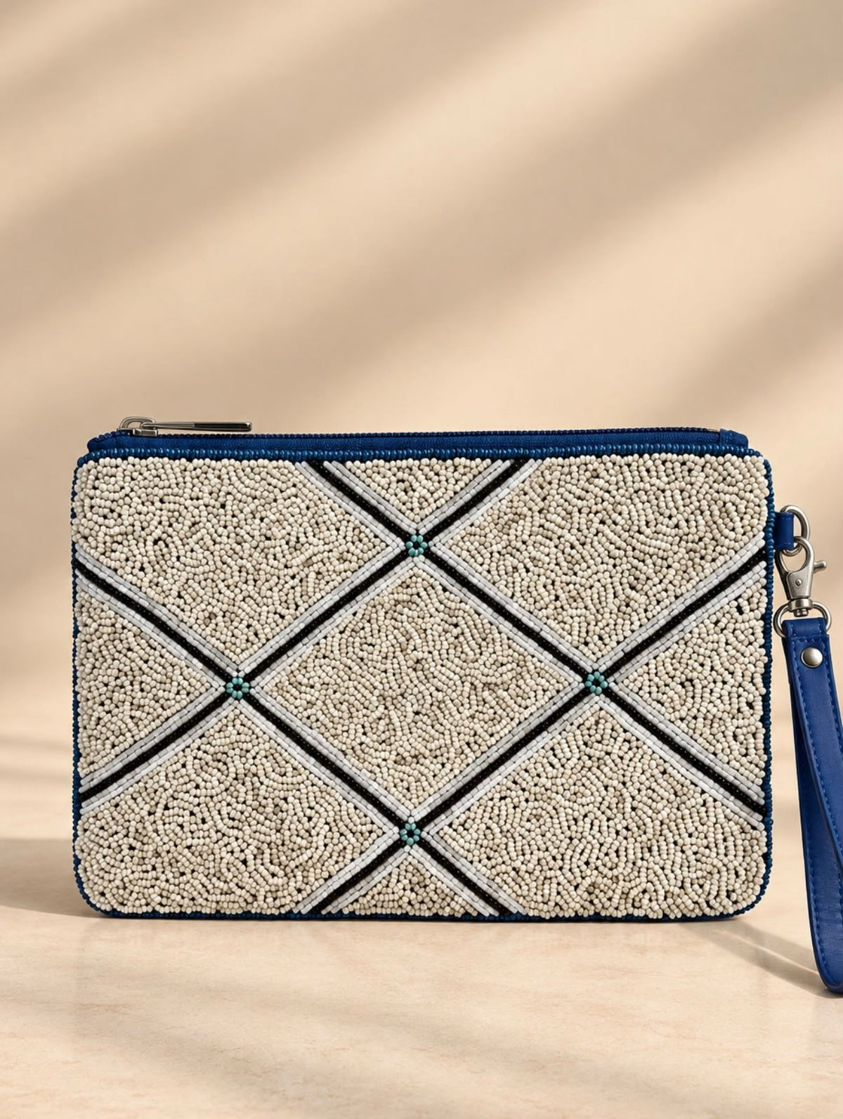 Blue Evil Eye Large Pouch