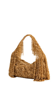 The Golden Fringe Bag