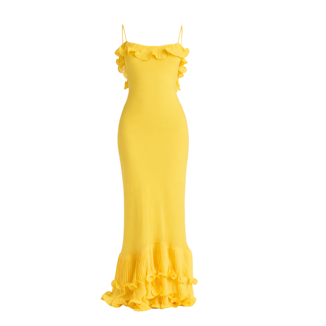 Lorena Yellow Dress
