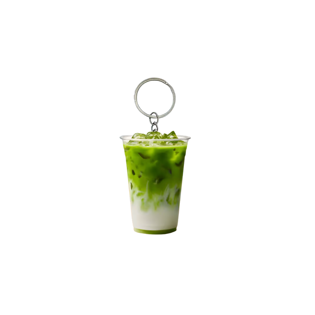 Matcha Latte Keychain