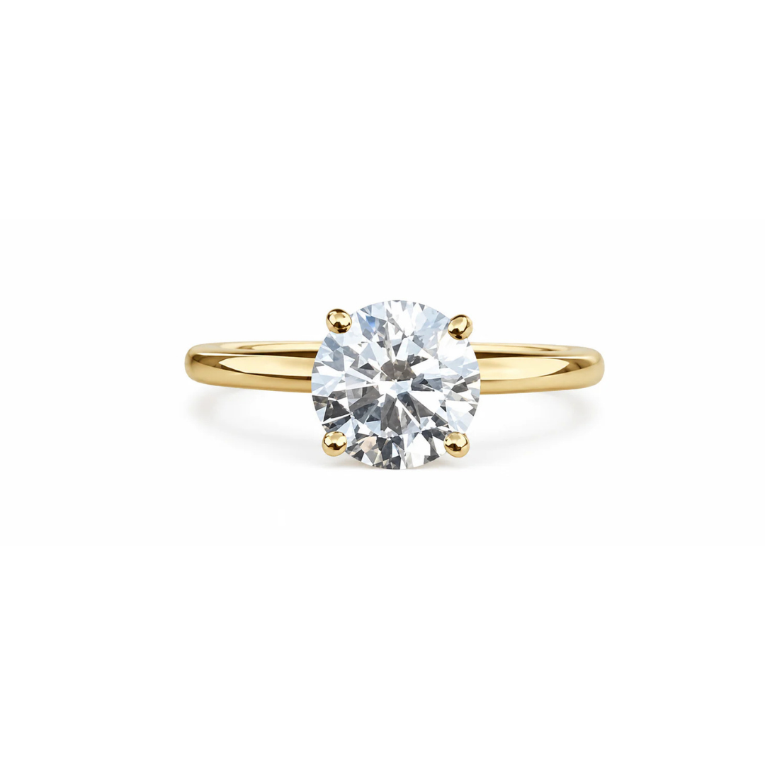 Anillo Dupe Compromiso Circular 2ct