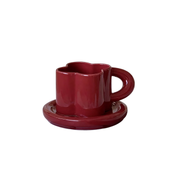 Red Asymmetric Mug