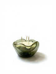 Vela Bowl de Vidrio - 3 Mechas