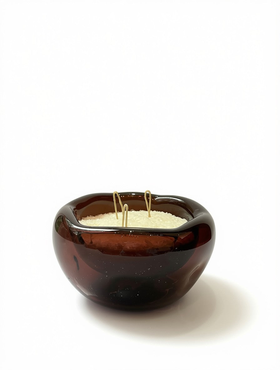 Vela Bowl de Vidrio - 3 Mechas