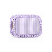 Cosmetiquera Ruffle Líneas Coloridas Grande