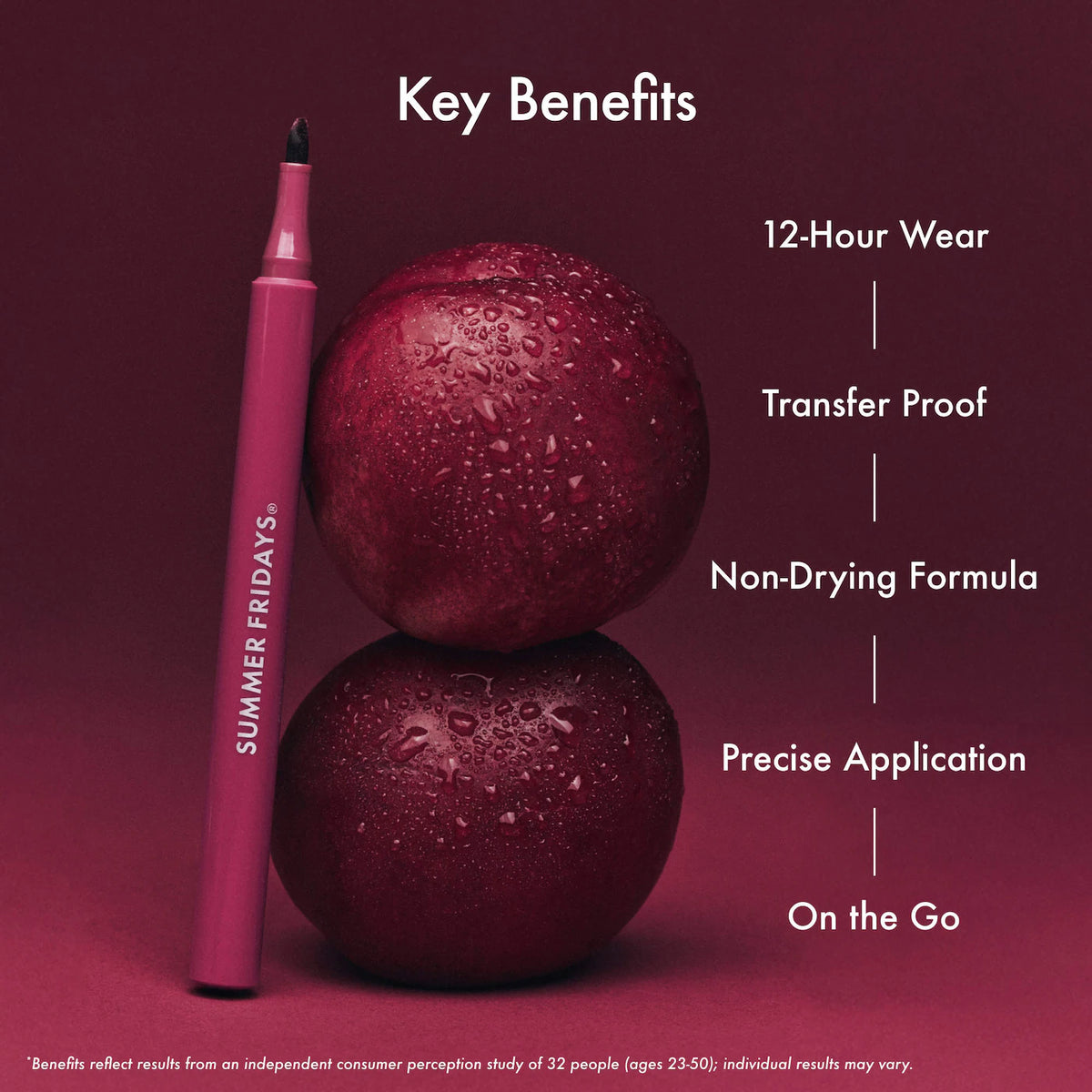 Summer Fridays Flushed Lip Stain 12HR Long-Lasting Lip Tint