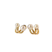 Aretes Doble Perla