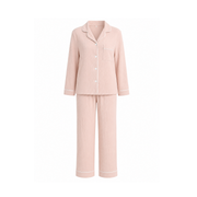 Peach Solid Pijamas